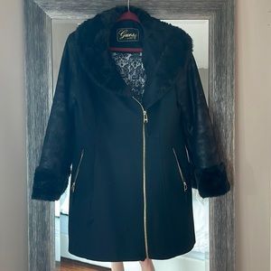 Guess black coat